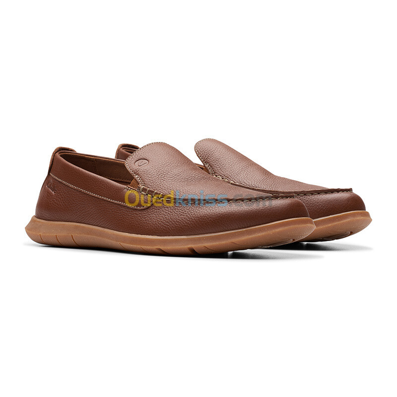 Clarks Flexway Step Light Brown Lea