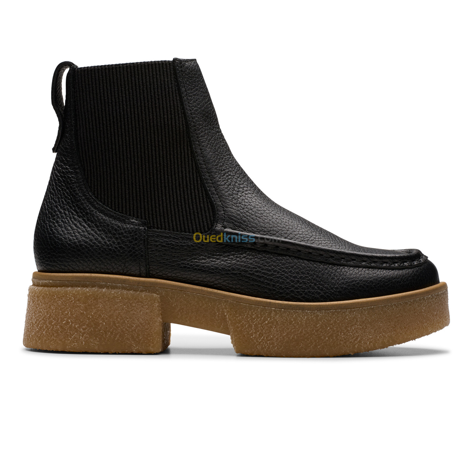 CLARKS Linoso Top Black Leather