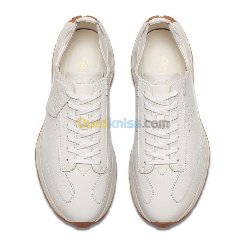 Clarks Craft Speed White Leather