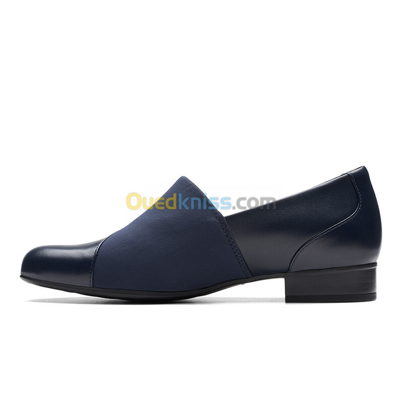 CLARKS Juliet Gem Navy Leather