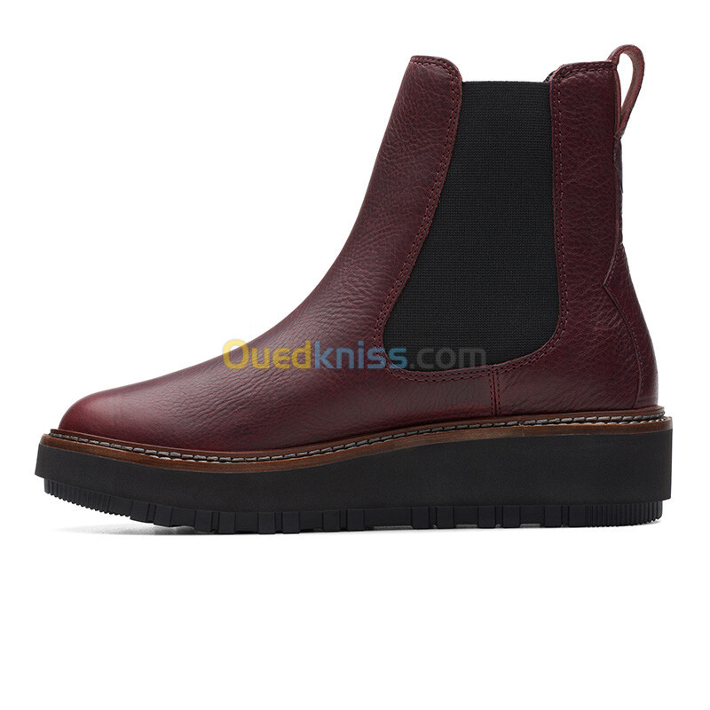 CLARKS OriannaW UP Burgundy Leather