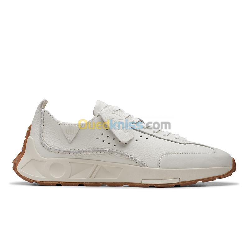 Clarks Craft Speed White Leather