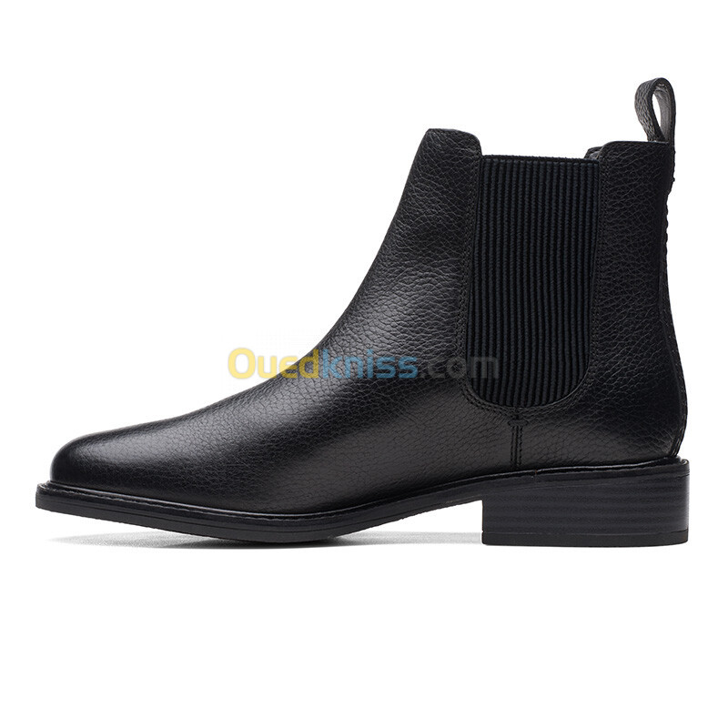 CLARKS Cologne Arlo Black Leather