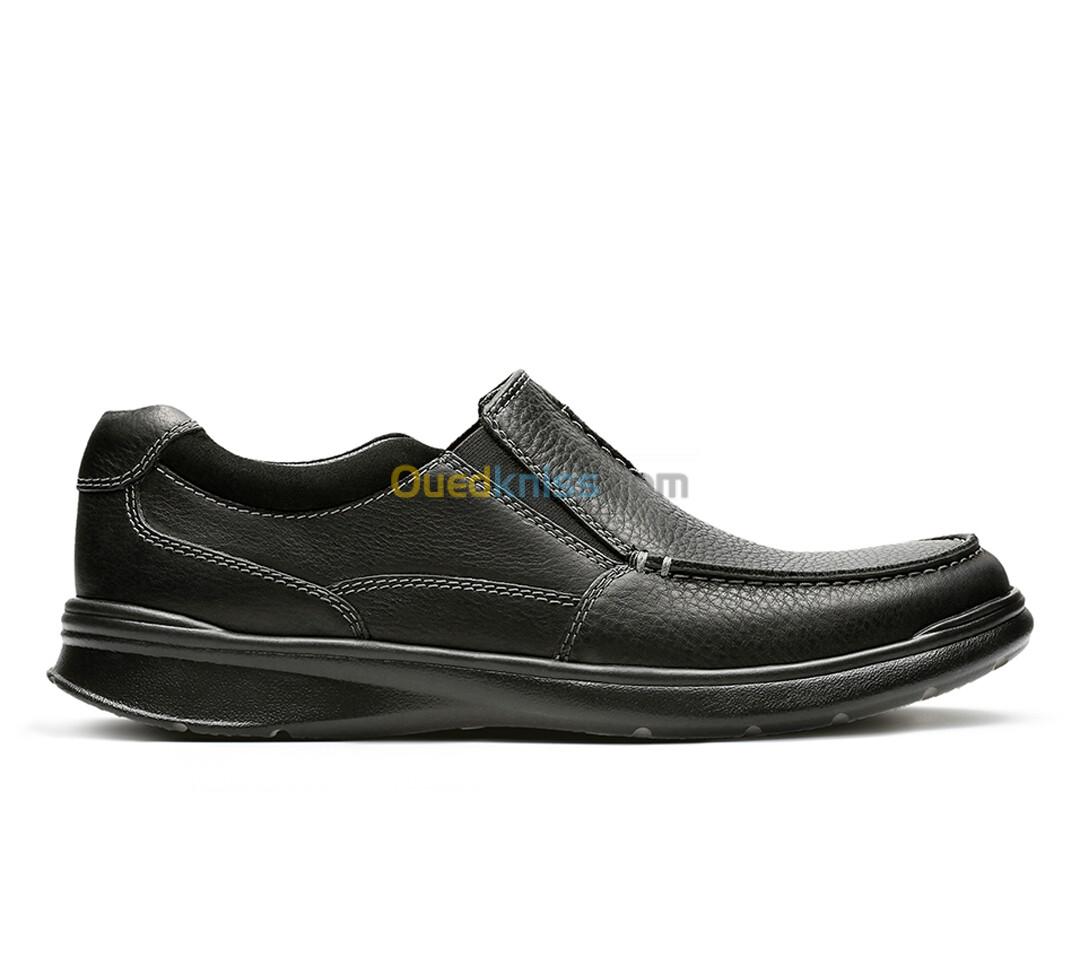 CLARKS Cotrell Free Black Oily Lea