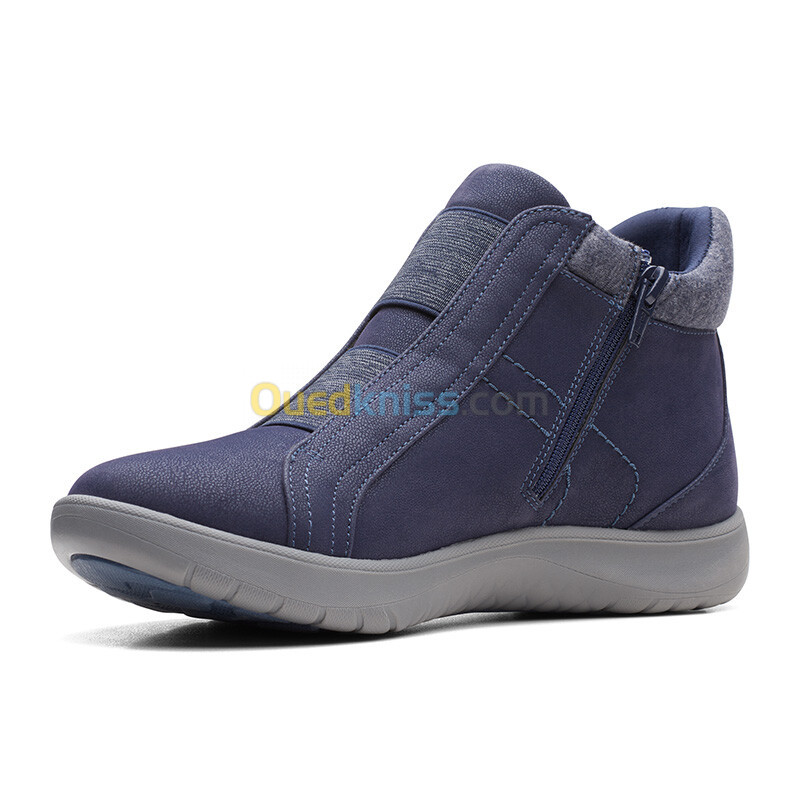 CLARKS Adella Bend Dark Navy Txt