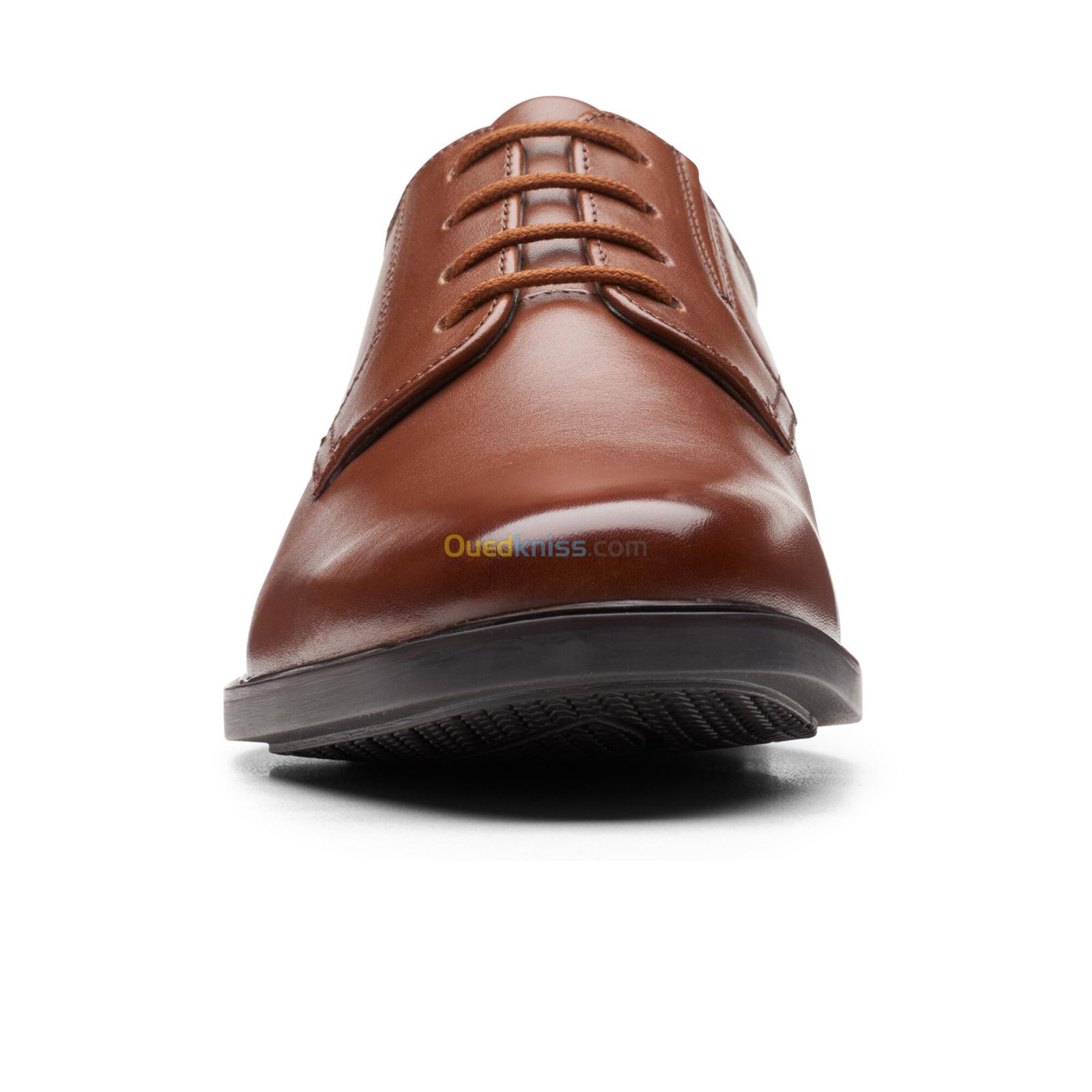 CLARKS Howard Walk Dark Tan Lea