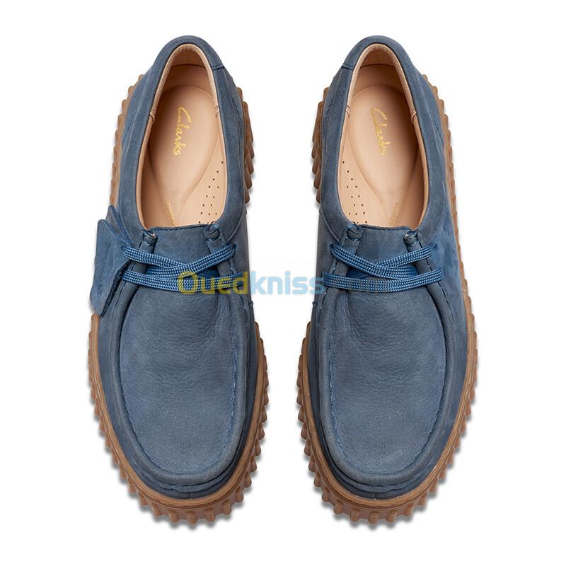 CLARKS Torhill Bee Blue Nubuck