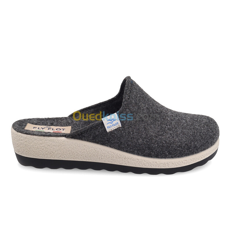 FLY FLOT Cloth Woman Slipper Anthracite