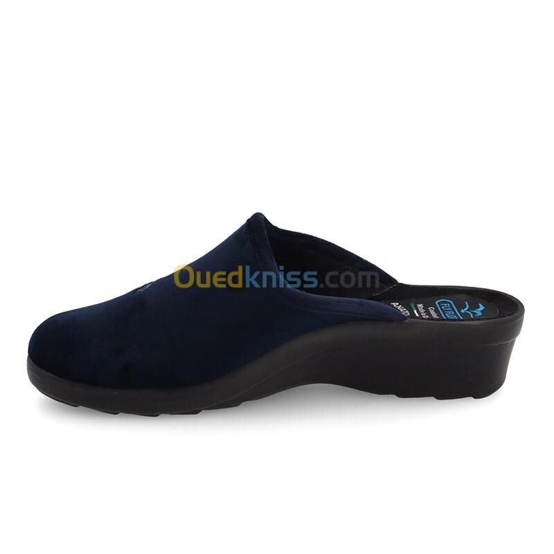 FLY FLOT Cloth Woman Slipper Blue