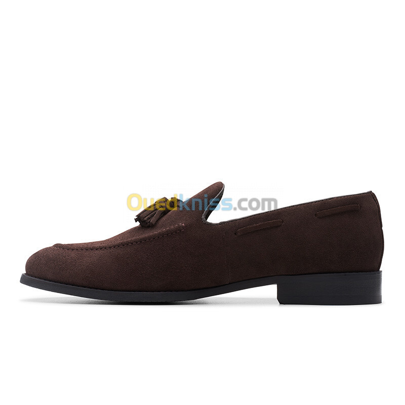 Clarks CraftArlo Trim Dark Brown Sued