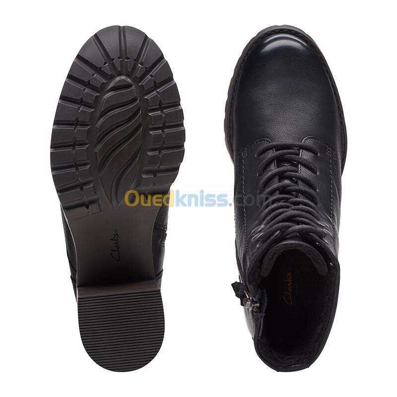 CLARKS Clarkwell Lace Black WLined Le