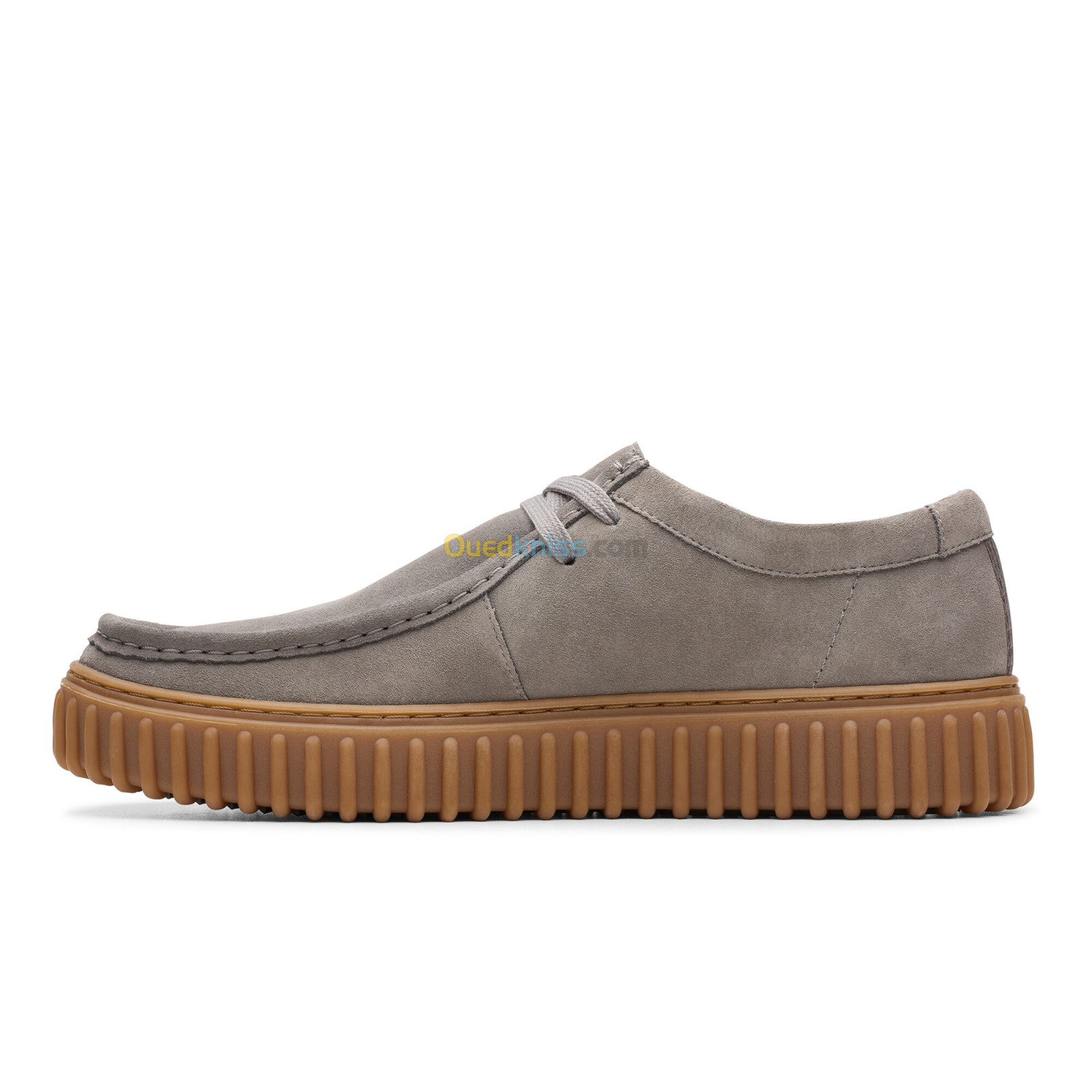 CLARKS Torhill Lo Grey Suede