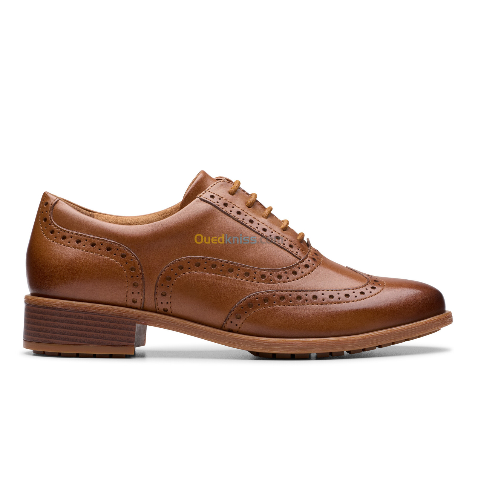 CLARKS Havisham Oak Tan Leather