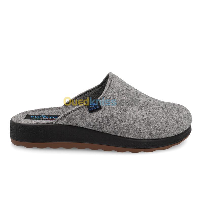 FLY FLOT Cloth Man Slipper Grey