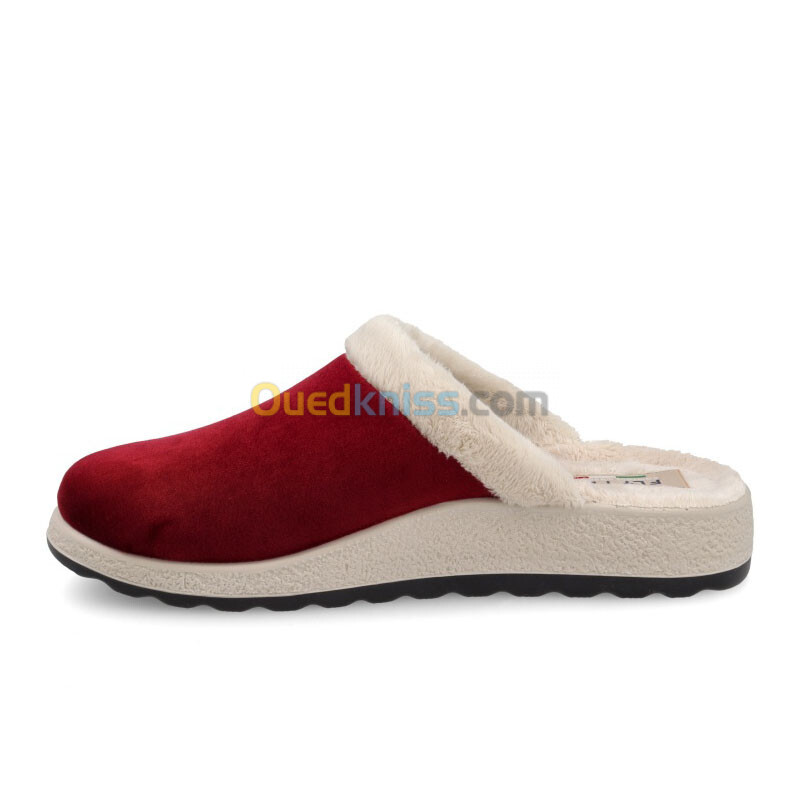 FLY FLOT Cloth Woman Slipper Burgundy