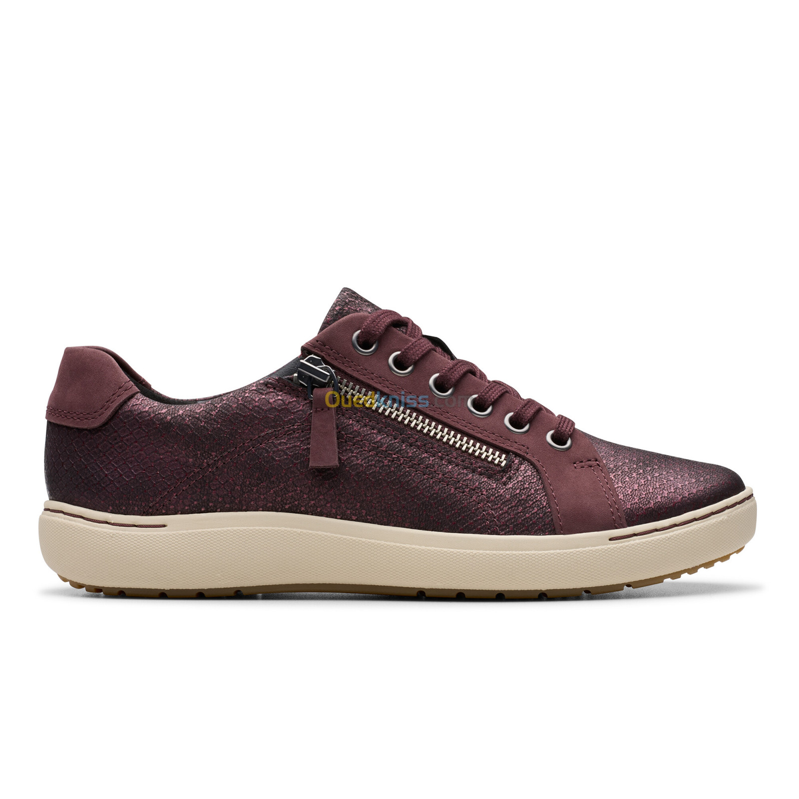 CLARKS Nalle Lace Wine Intrest Lea