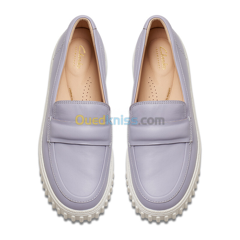 CLARKS Mayhill Cove Lilac Leather