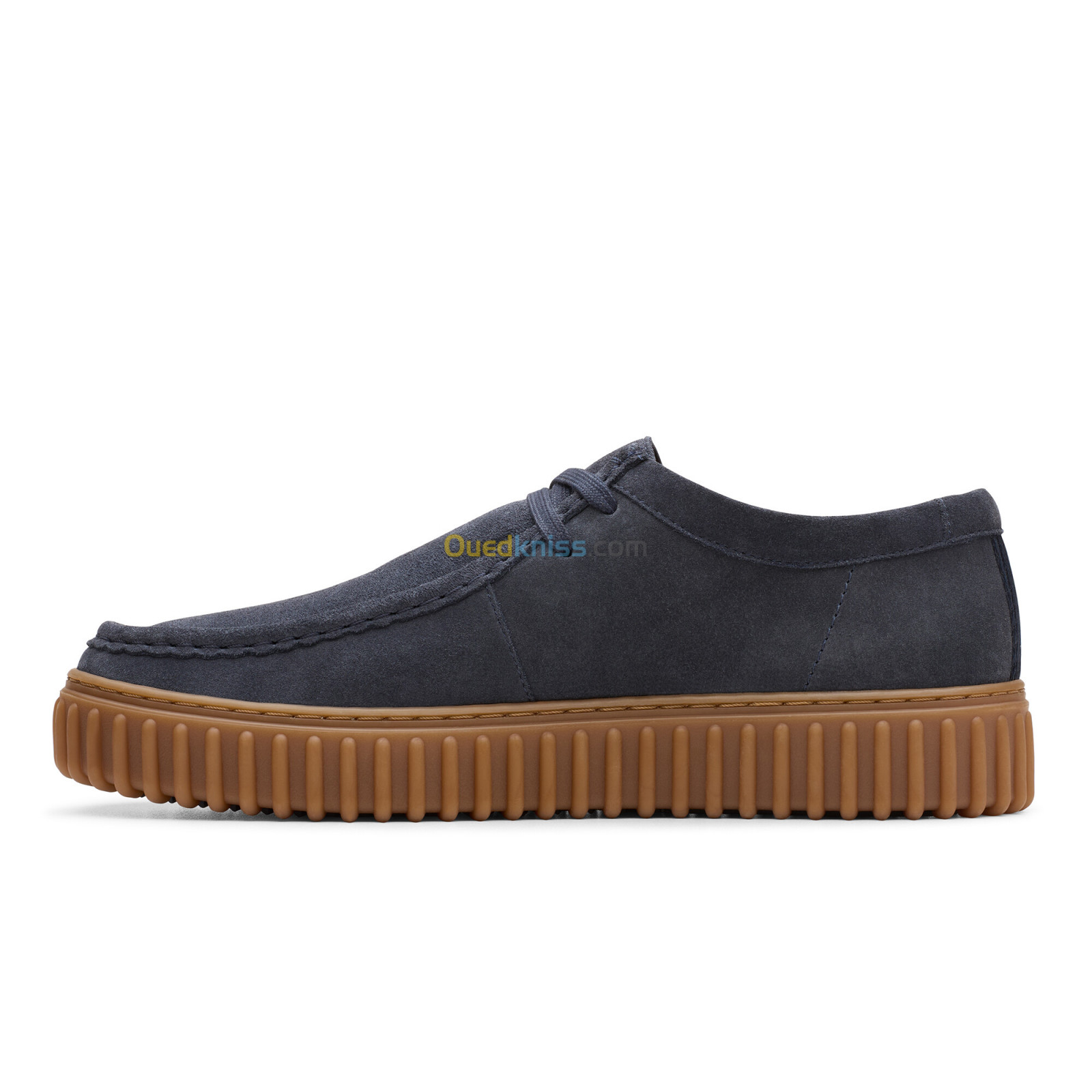 CLARKS Torhill Lo Navy Suede