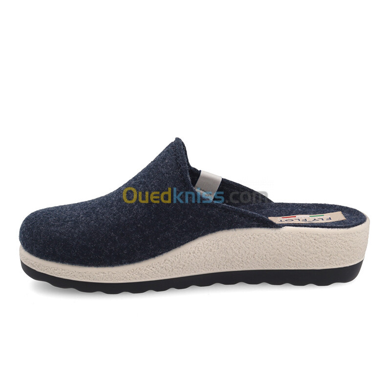 FLY FLOT Cloth Woman Slipper Blue