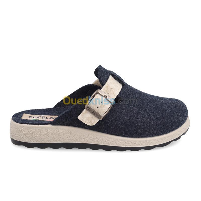 FLY FLOT Cloth Woman Slipper Blue