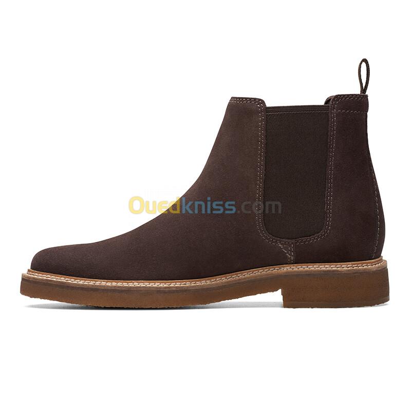 CLARKS Clarkdale Easy Dark Brown Suede