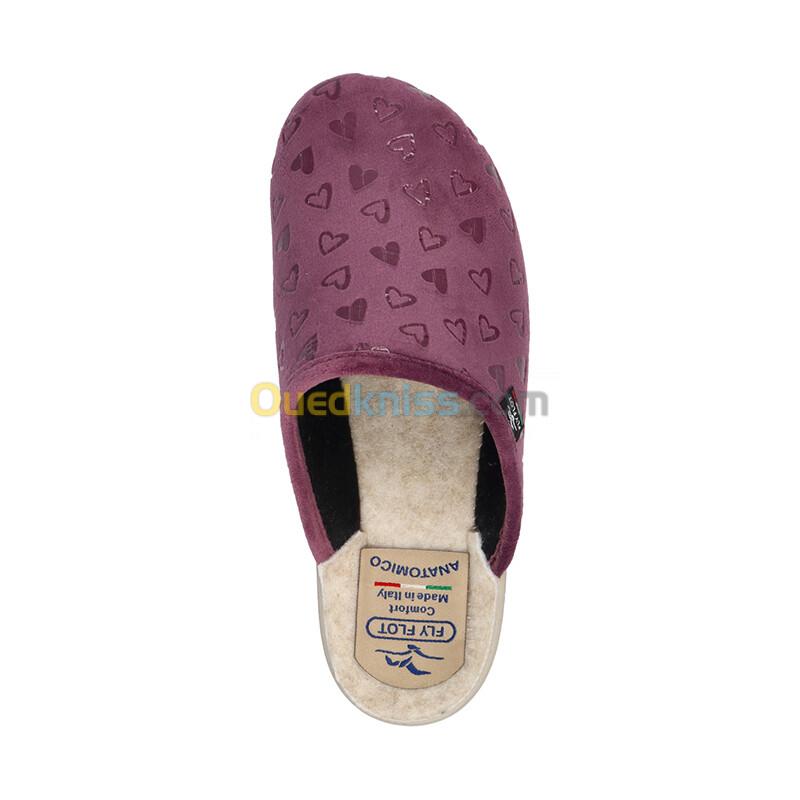 FLY FLOT Cloth Woman Slipper Lilac