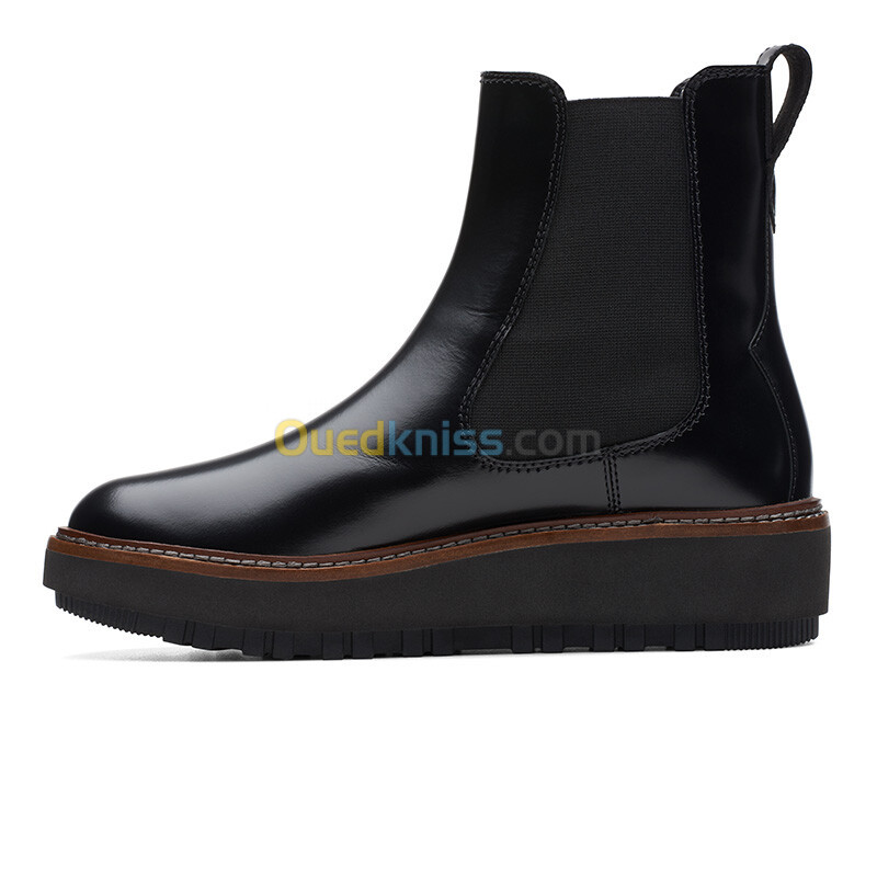 CLARKS OriannaW UP Black Leather