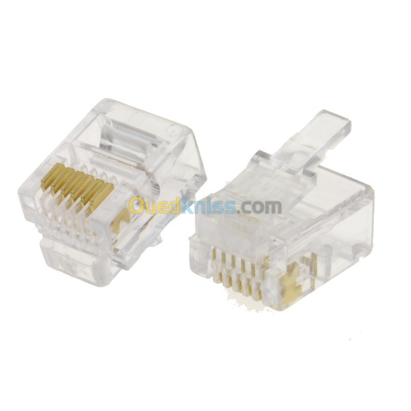 CONNECTEUR ET CABLE RJ12 6P6C