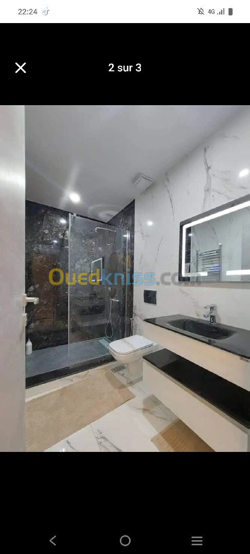 Vente Appartement F2 Alger Bordj el kiffan