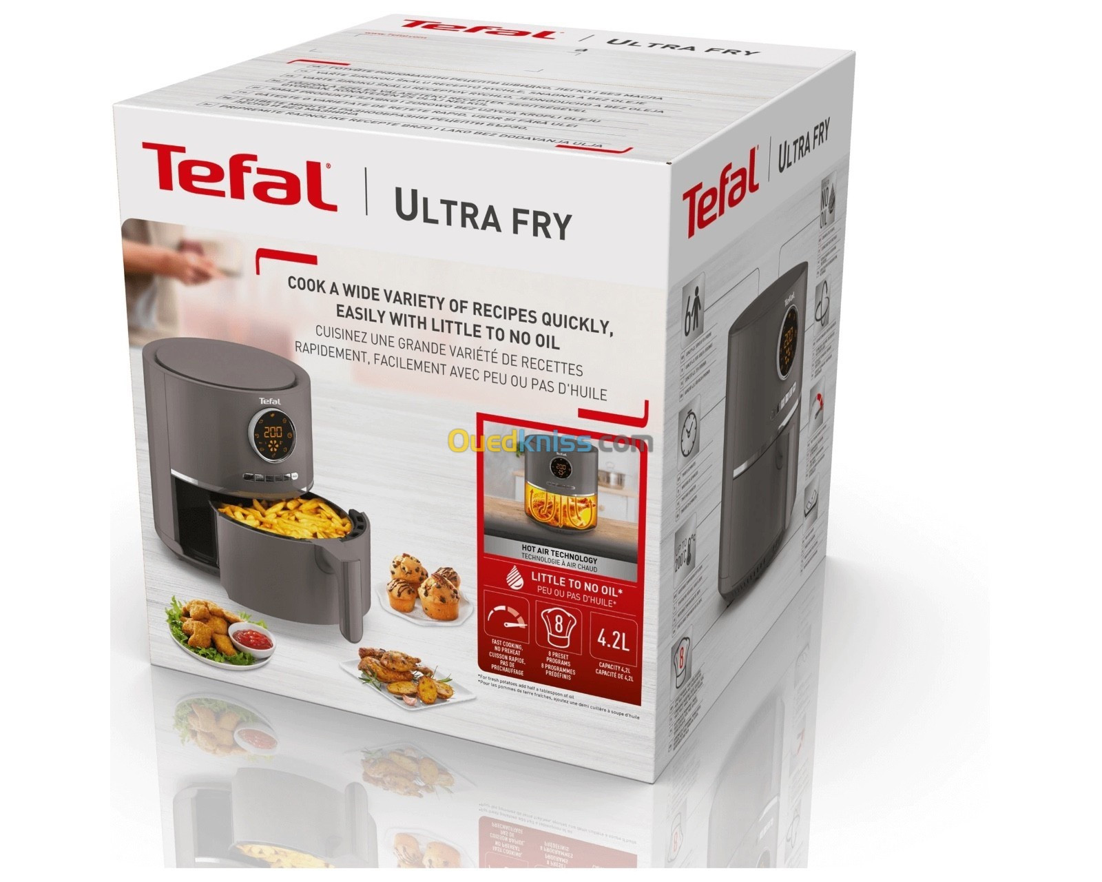Tefal FRITEUSE AIR ULTRA FRY EY111B15 4,2L (friteuse sans huile) à