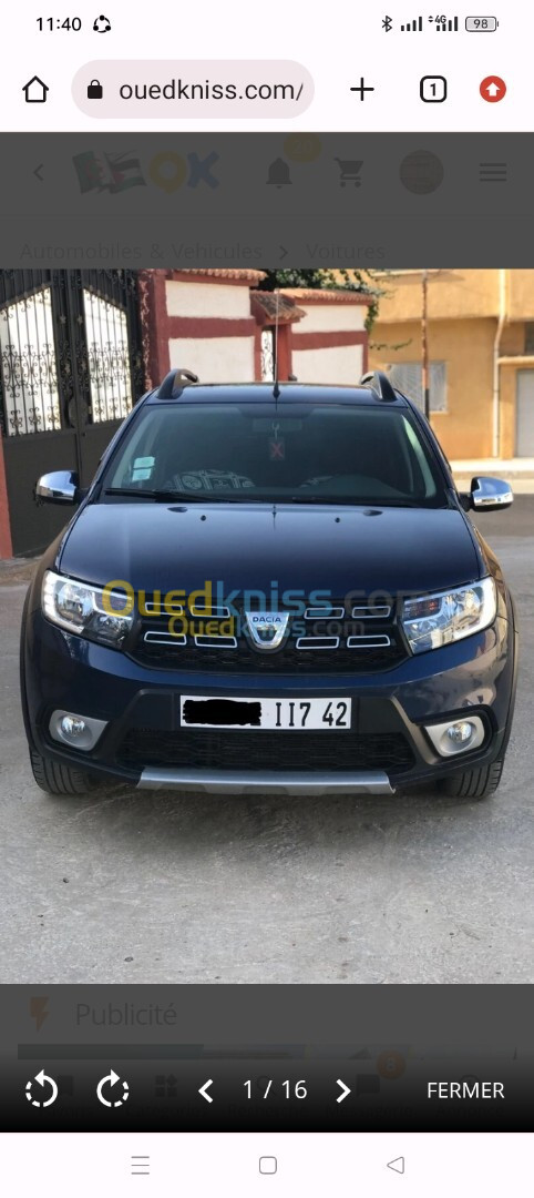 Dacia Sandero 2017 Stepway