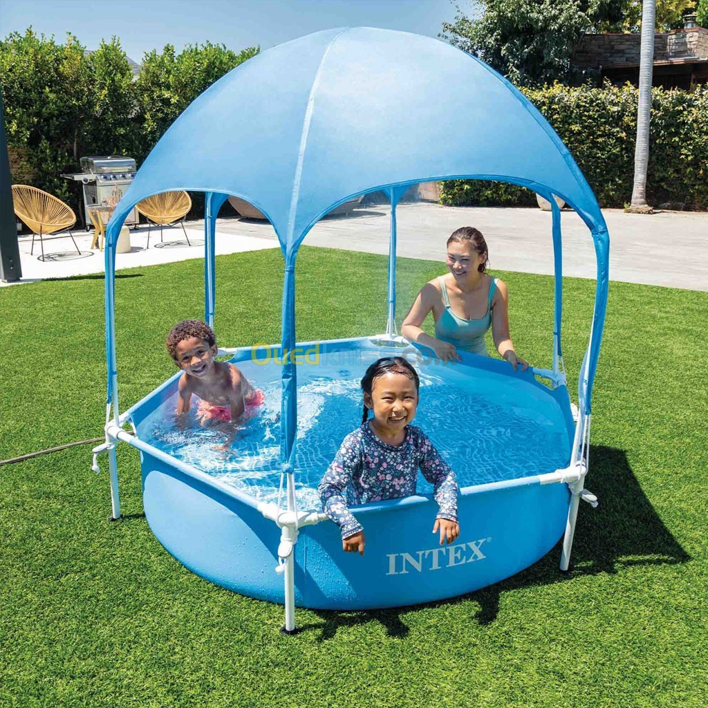  INTEX auvent piscine à ossature métallique 183x38cm 28209NP