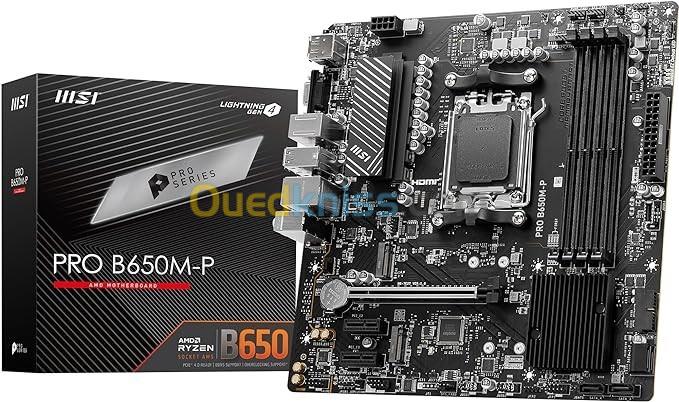  CARTE MERE MSI PRO B650M-P DDR4