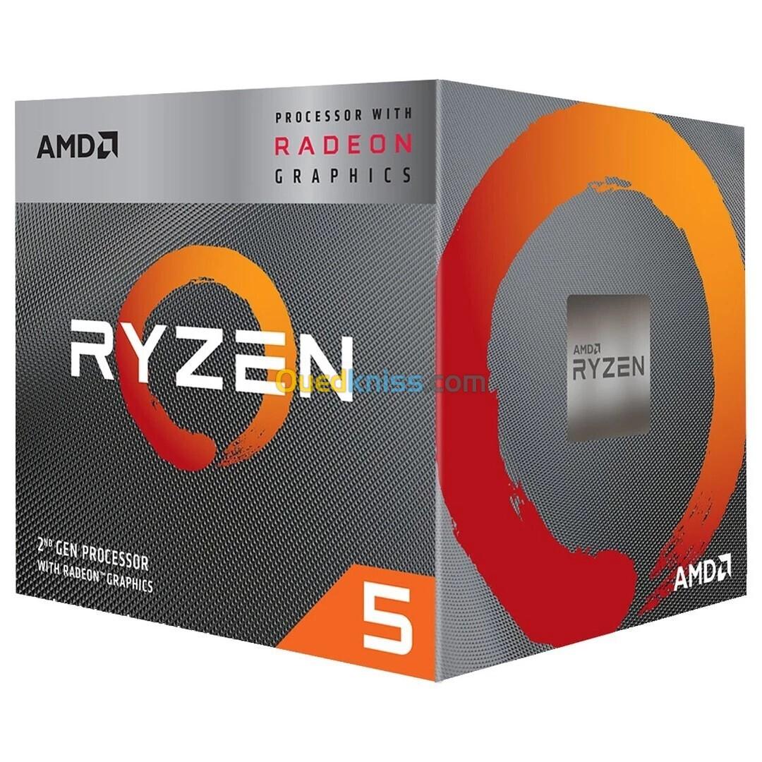 AMD RYZEN 5 3400G WITH RADEON VEGA 11 GRAPHICS BOX