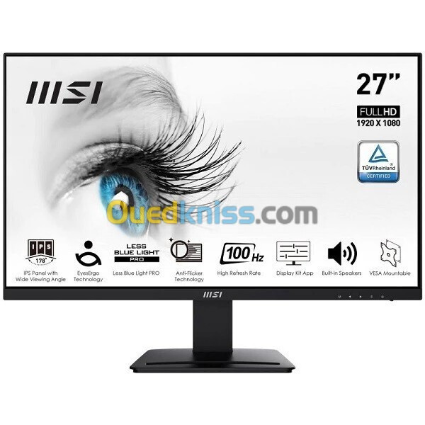 ECRAN MSI PRO MP273A 27" IPS 100Hz