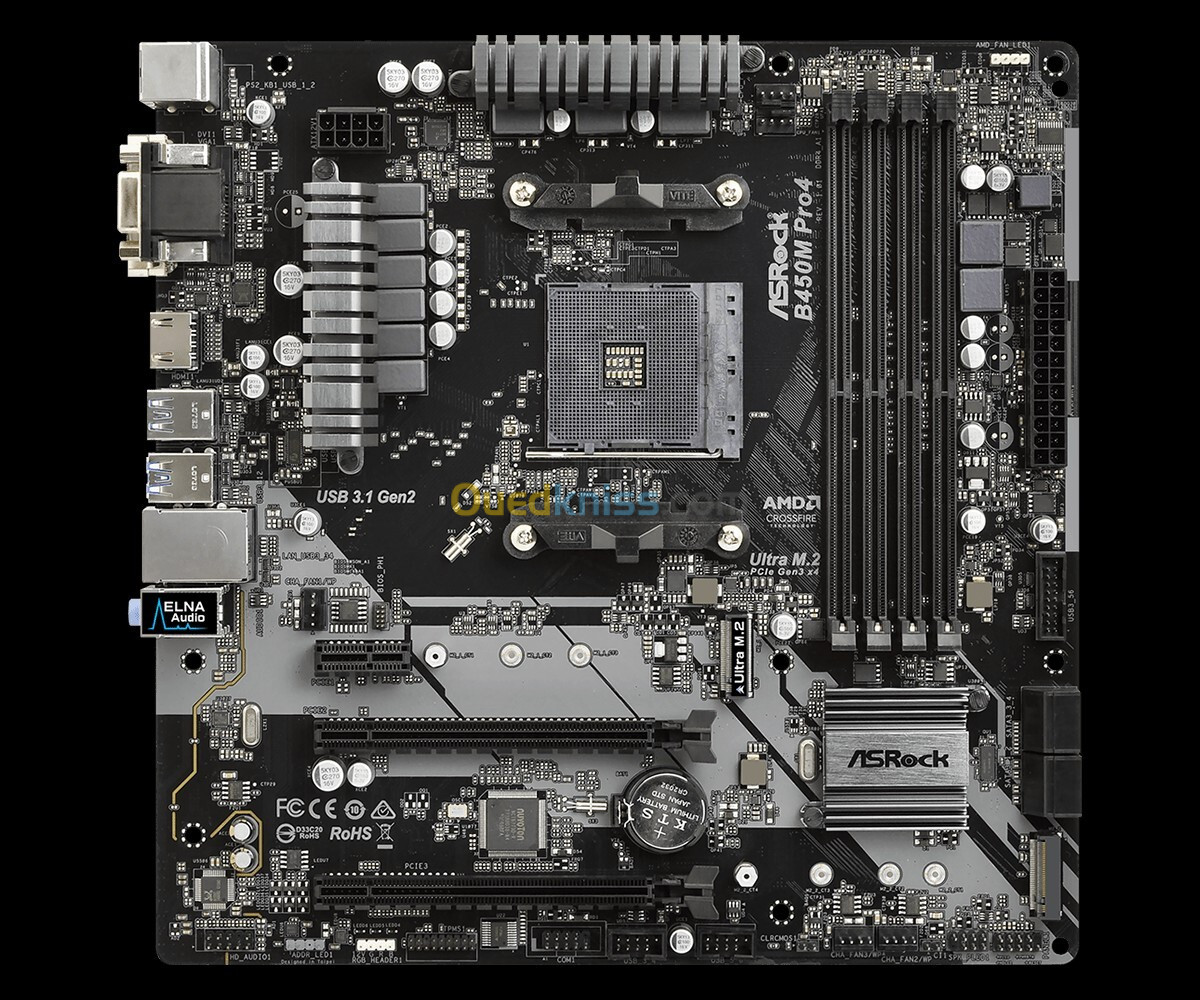 Carte mere - ASROCK B450M PRO4