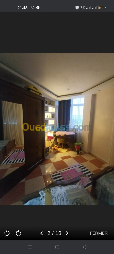 Vente Appartement F3 Alger Blida