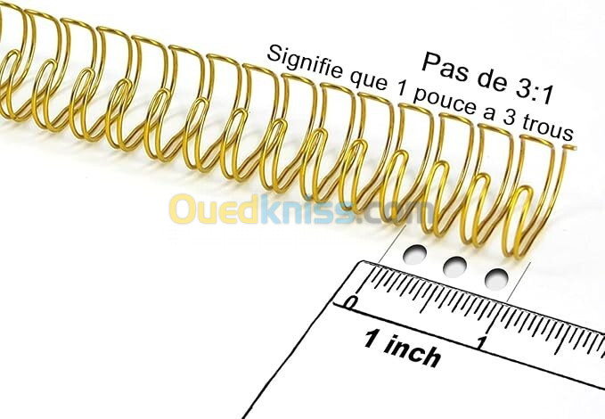 Spirale Métallique 3:1 et 2:1