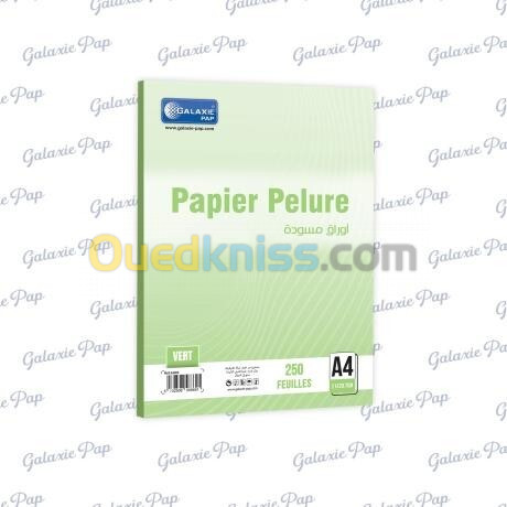 Papier Pelure Couleur A4  (Rame de 250 Feuilles)