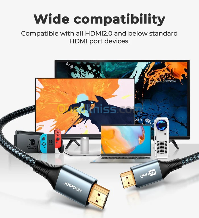 SY-20H1 HDMI To HDMI Cable (4K@60Hz)