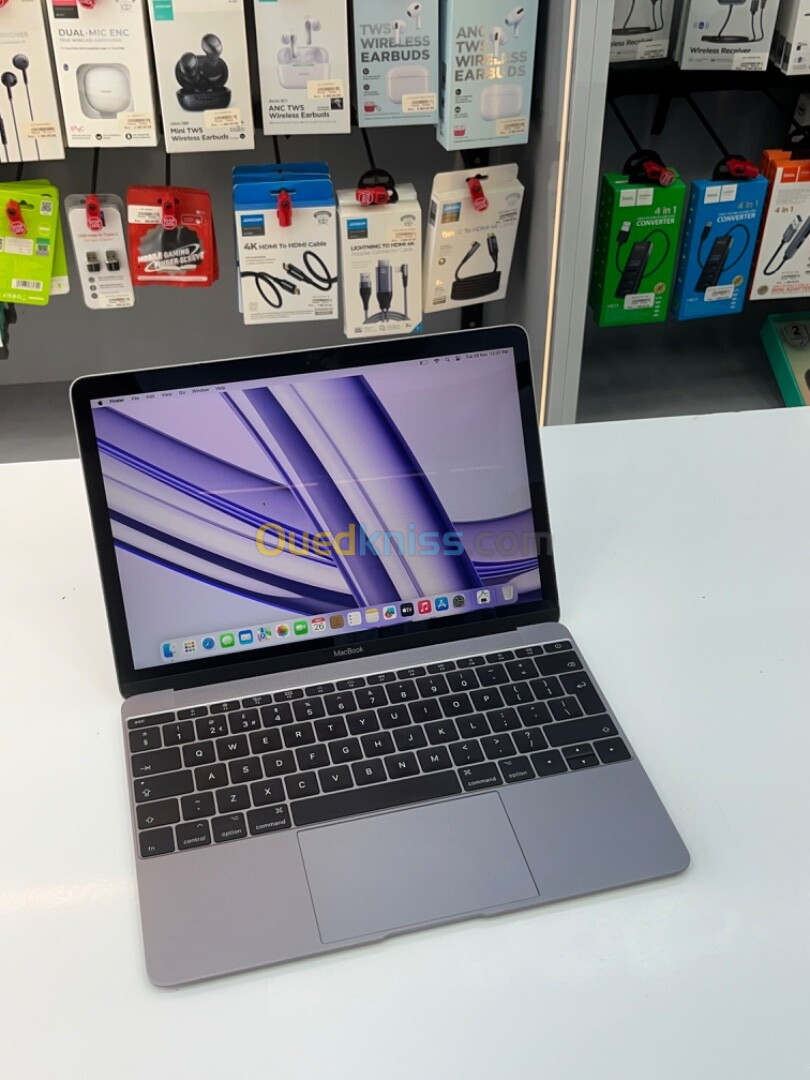 LAPTOP APPEL MACBOOK 2017 I5 8GB RAM 512GB SSD ECRAN 12" CYCLE:198