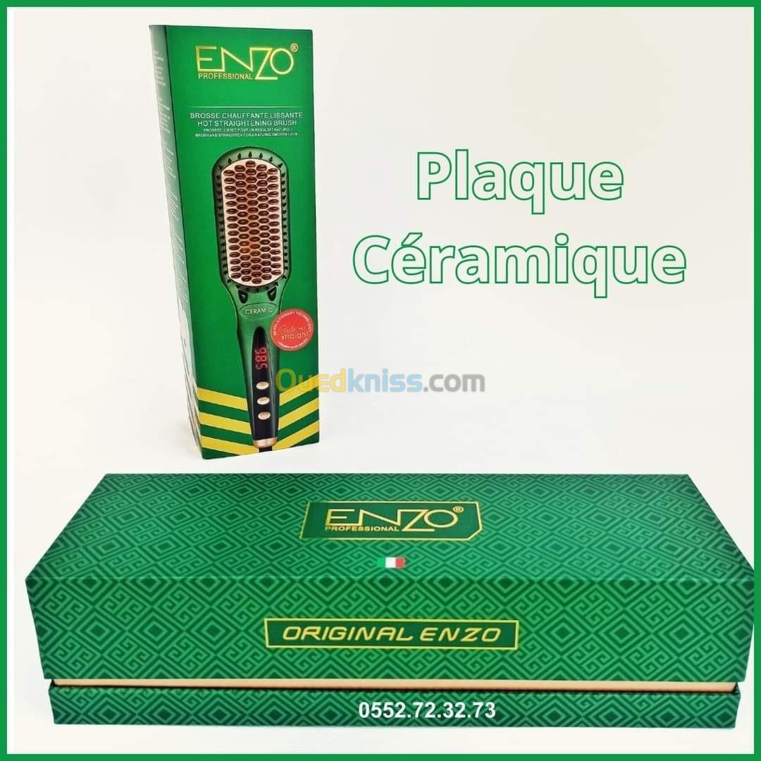 Brosse chauffante lissante enzo