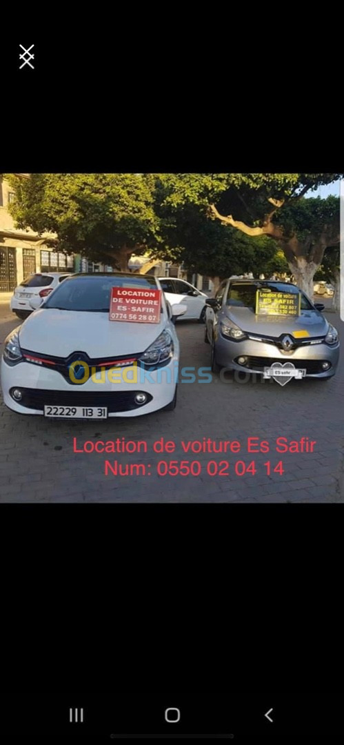 Location de voiture es safir 