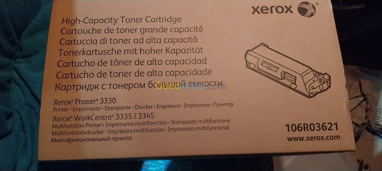 Toner xerox 