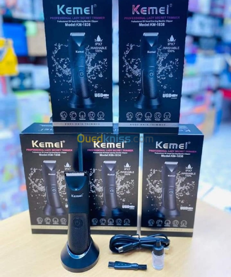 Tondeuse kemei 1838 original rechargeable