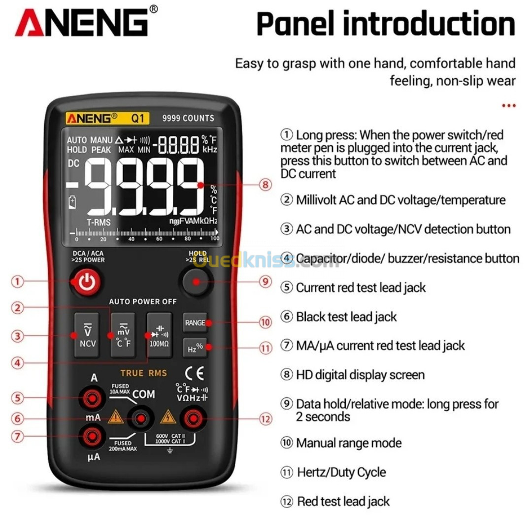 Multimètre ANENG Q1 