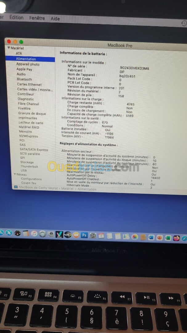 Macbook pro 2012 mi