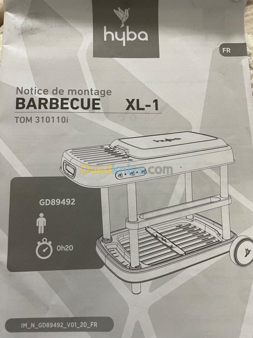 Grand barbecue taille XL français 