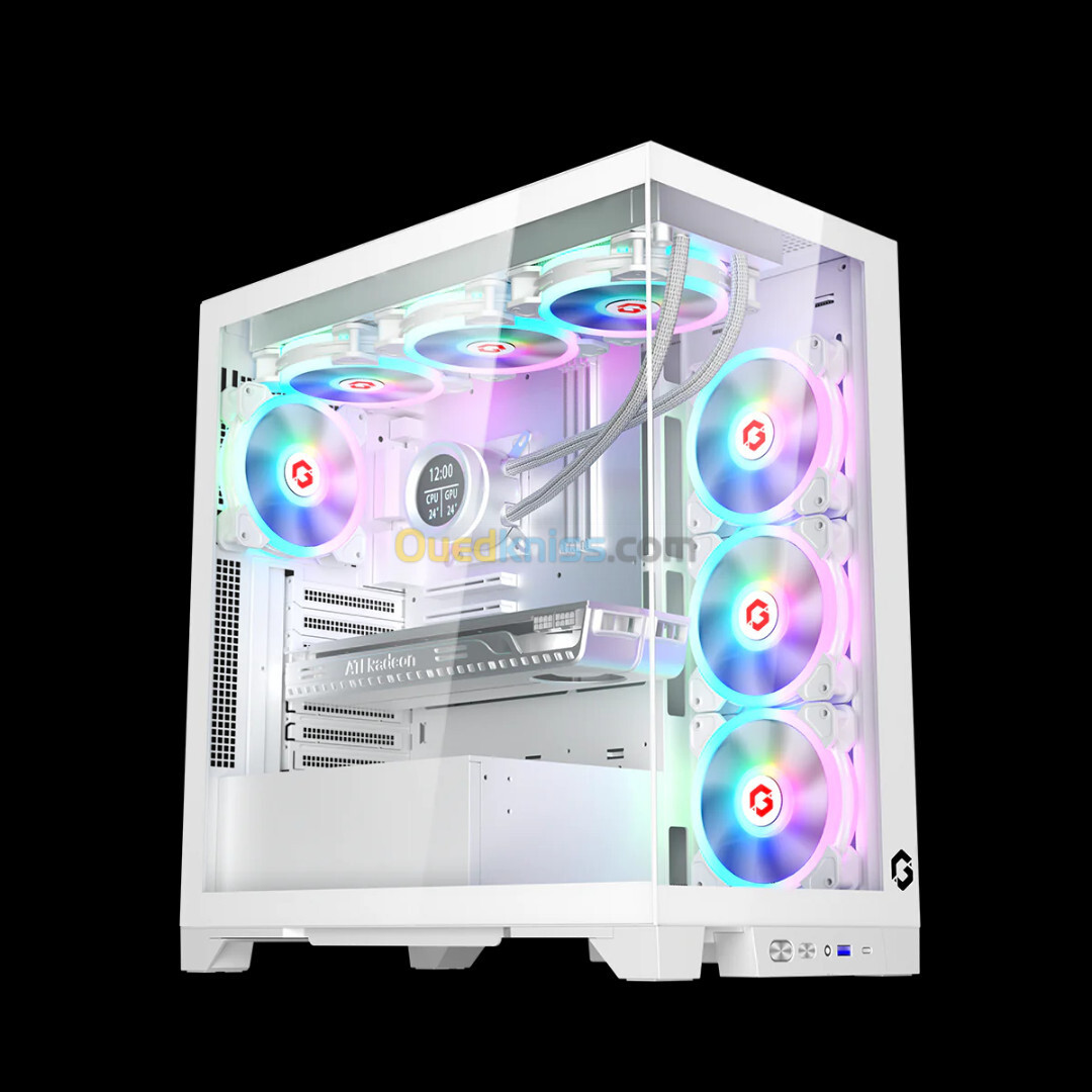 BOITIER GAMEON Vortex Arctic +4 FANS ARGB / WHITE 