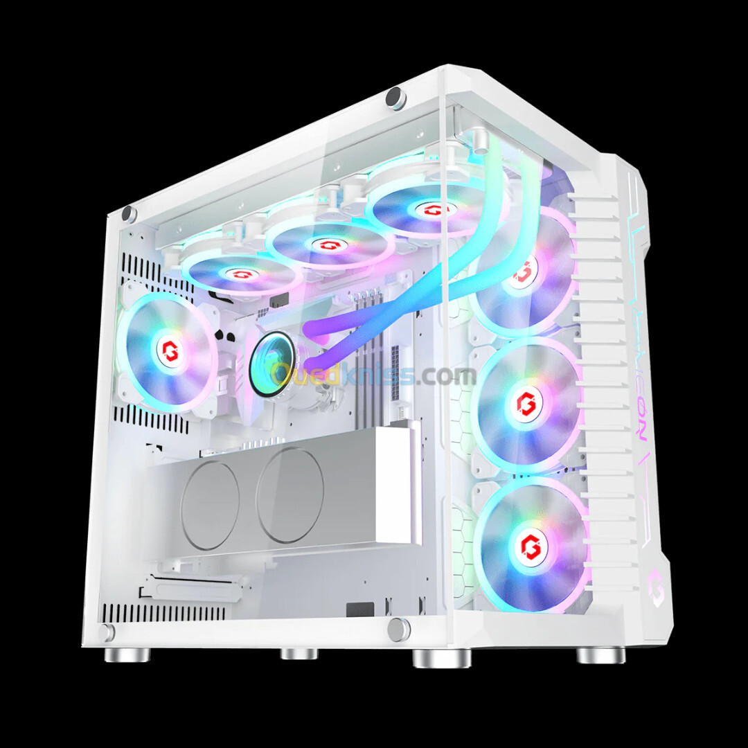 BOITIER GAMEON Emperor Arctic III +7 FANS ARGB / WHITE 